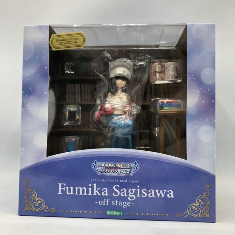 【中古】コトブキヤ　鷺沢文香-off stage- Limited Edition 「アイドルマスター シンデレラガールズ」 1/8 　未開封品[70]