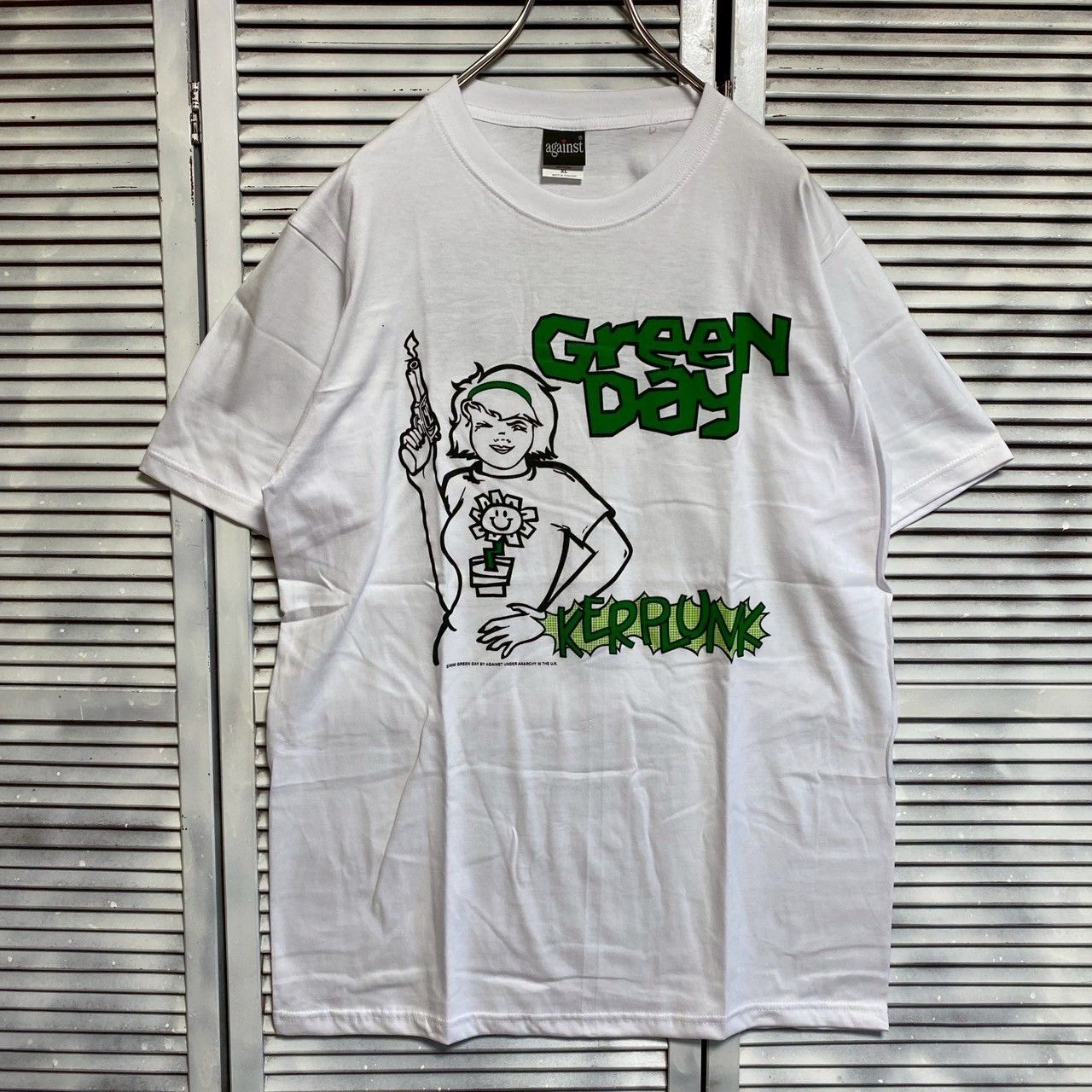 グリーンデイ GREEN DAY T 白 バンド ミュージック ロック ツアー