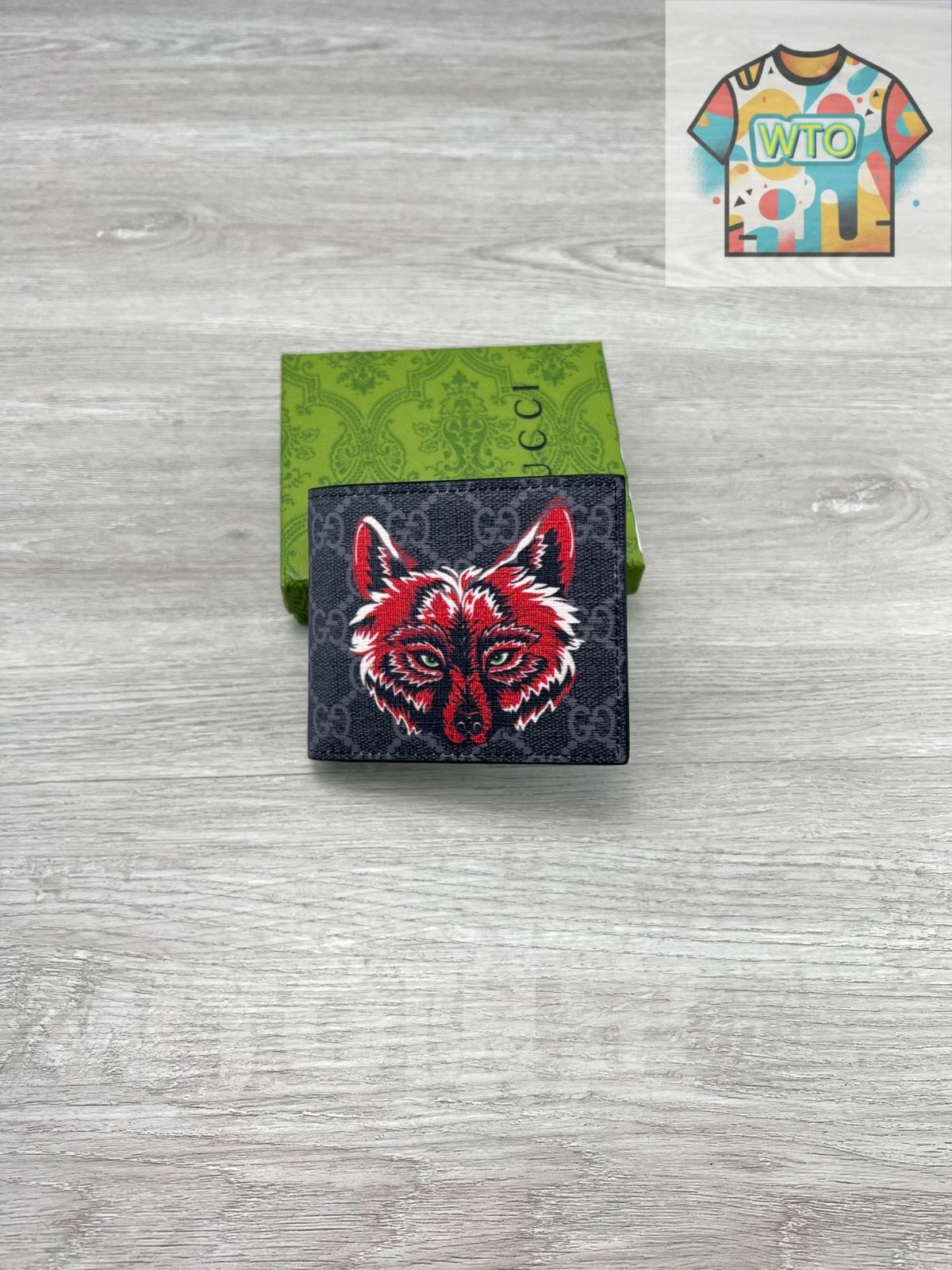 GUCCI グッチ GGスプリーム 蜂刺繍 長財布 PVC レザー GUCCI グッチ GG