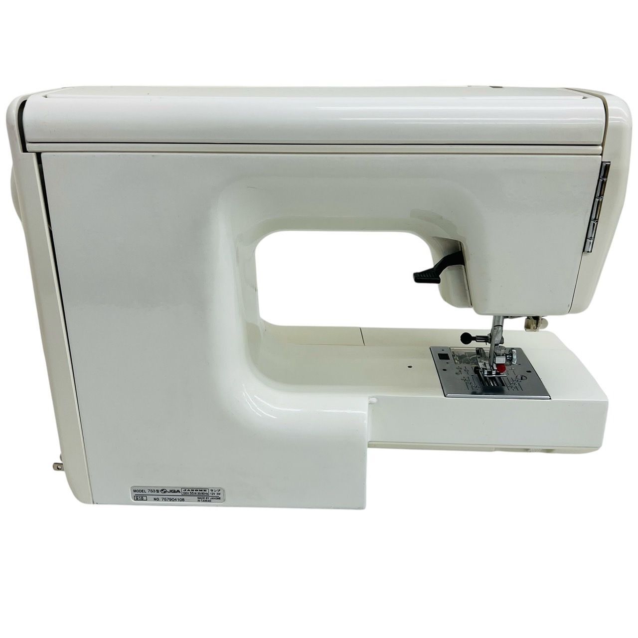 JANOME ジャノメ ミシン 753型 ホワイト系