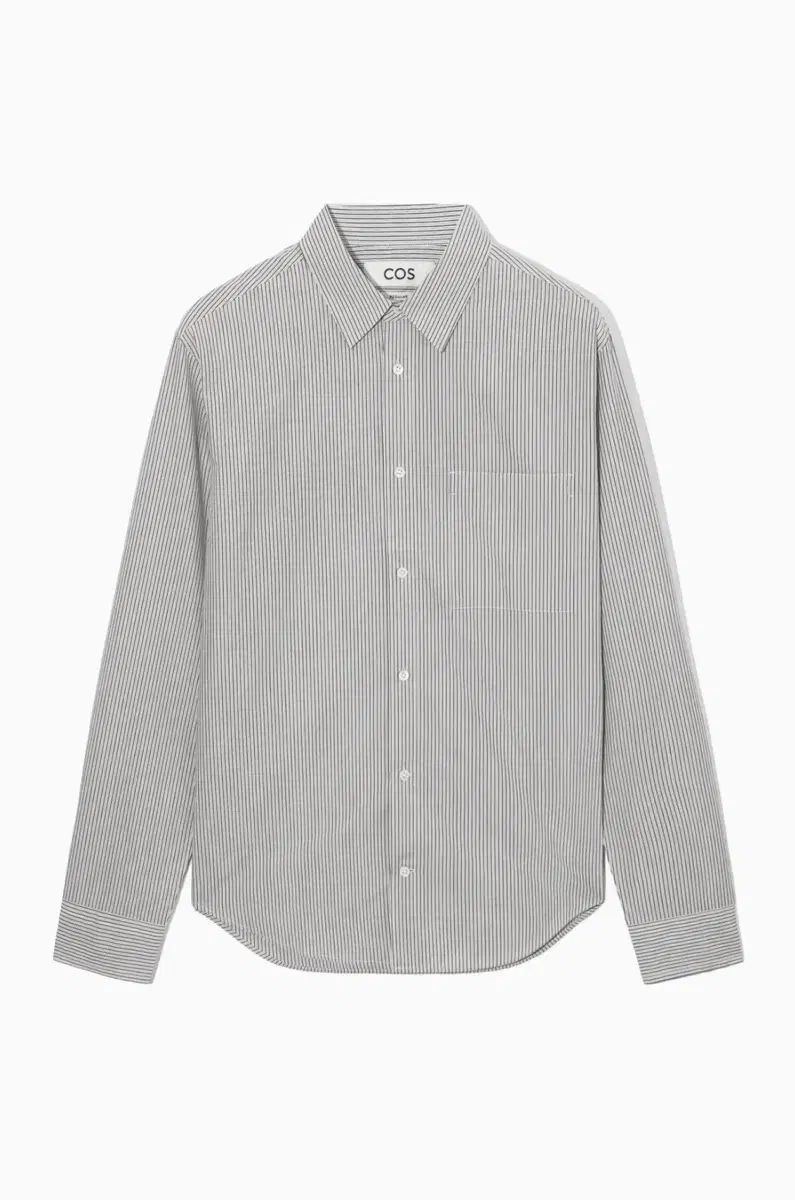 COS コス ポケット ストライプ シャツ 42 XL