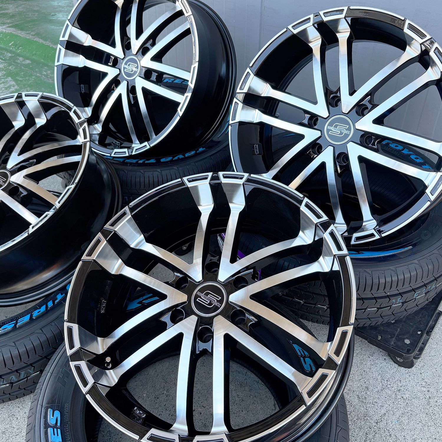 即納】新品ホイールのみ 4本セット Zerobreack ゼロブレイク S 20x8.0+ 