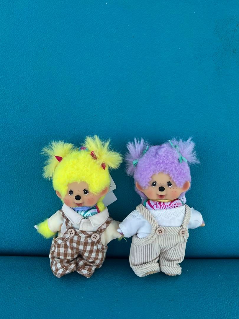 スウィートロリポップ モンチッチぬいぐるみ 2体キーチェーン 新商品 #NEW 「スウィートロリポップ モンチッチ キーチェーン