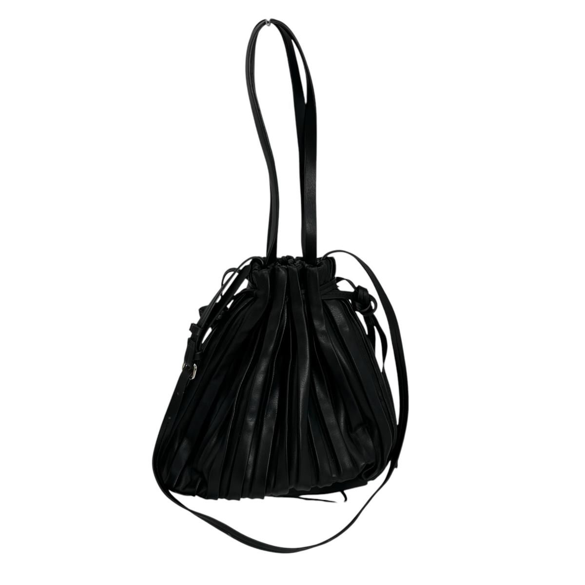 ZARA｜巾着型ショルダーバック ザラ 2WAY ショルダーバッグ 巾着型 ショルダーバッグ ZARA