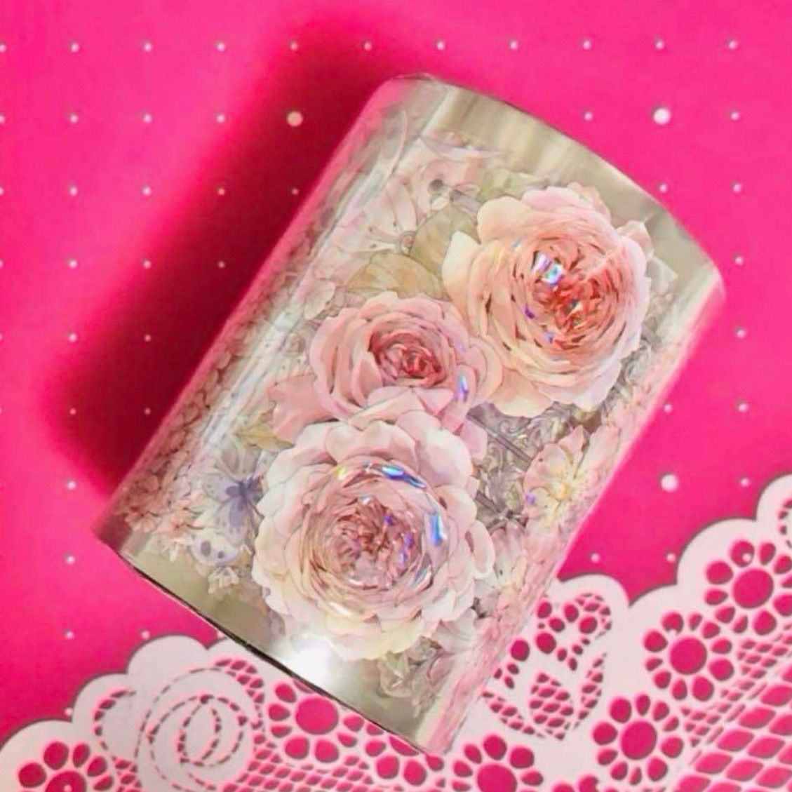 贝壳光 6cm×10m 庭前向晩 海外マスキ ングテープ 海外マステ