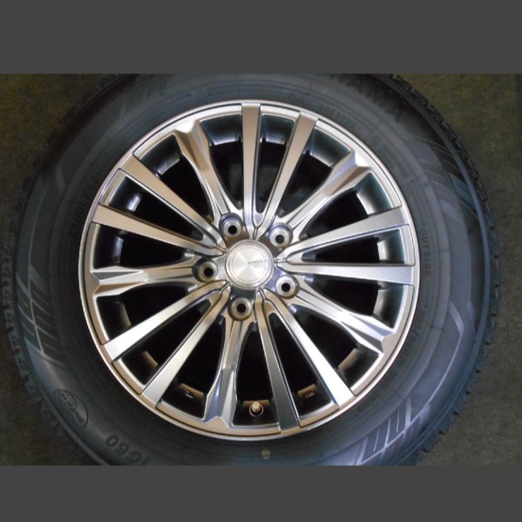 T-2143 本州 22年製 iG60 205 65 超バリ山 C28セレナ ヤリスクロス 等 16インチスタッドレス タイヤホイール館