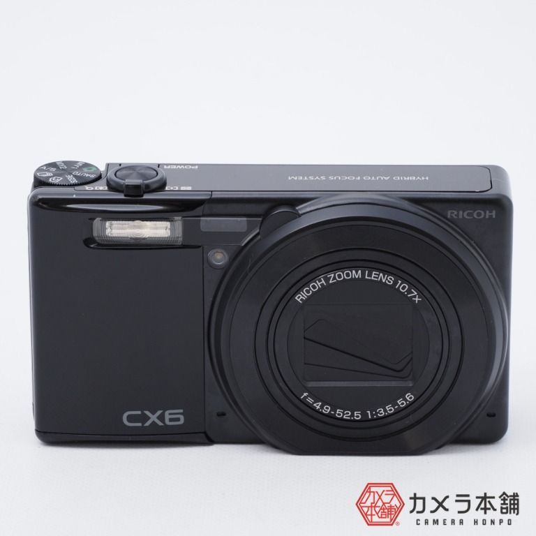 RICOH リコー CX6ブラック コンパクトデジタルカメラ カメラ本舗｜Camera honpo メルカリ