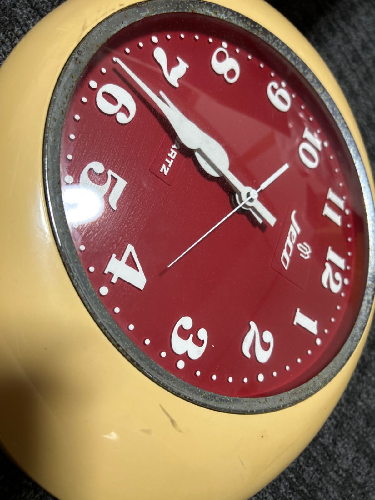 【動作品】Jeco ジェコー 掛け時計 壁掛け時計 アンティーク 昭和レトロ 美品 動作品】ジェコー jeco 掛け時計 ミッドセンチュリー