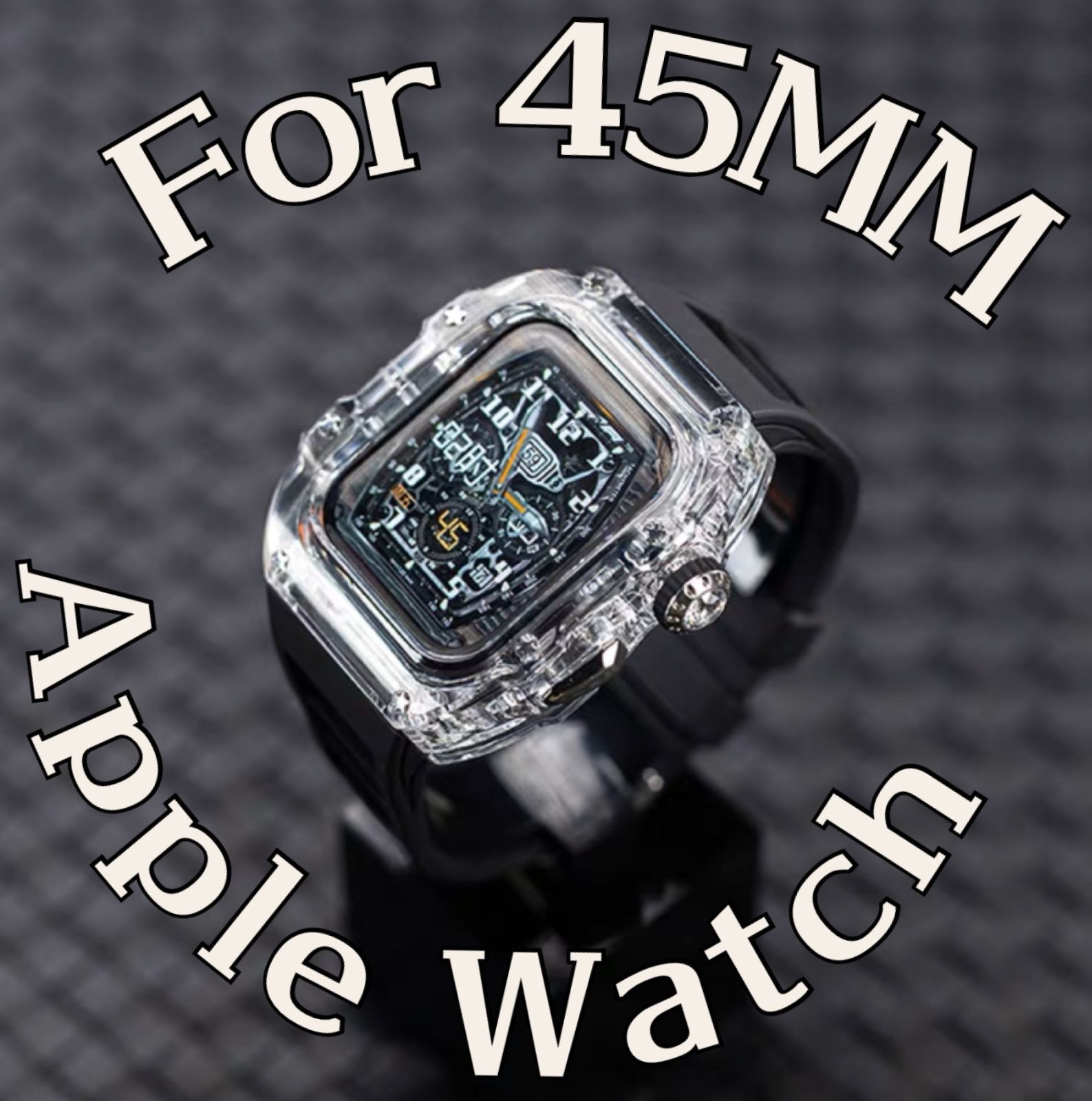 sh☆アップルウォッチバンド ラバーベルト カバー Apple Watch