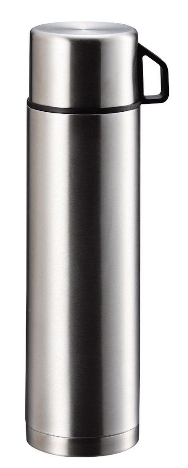 【数量限定】ダブル コップ付 ステンレス 1000ml ボトル 水筒 スタイルベーシック パール金属 H-6828