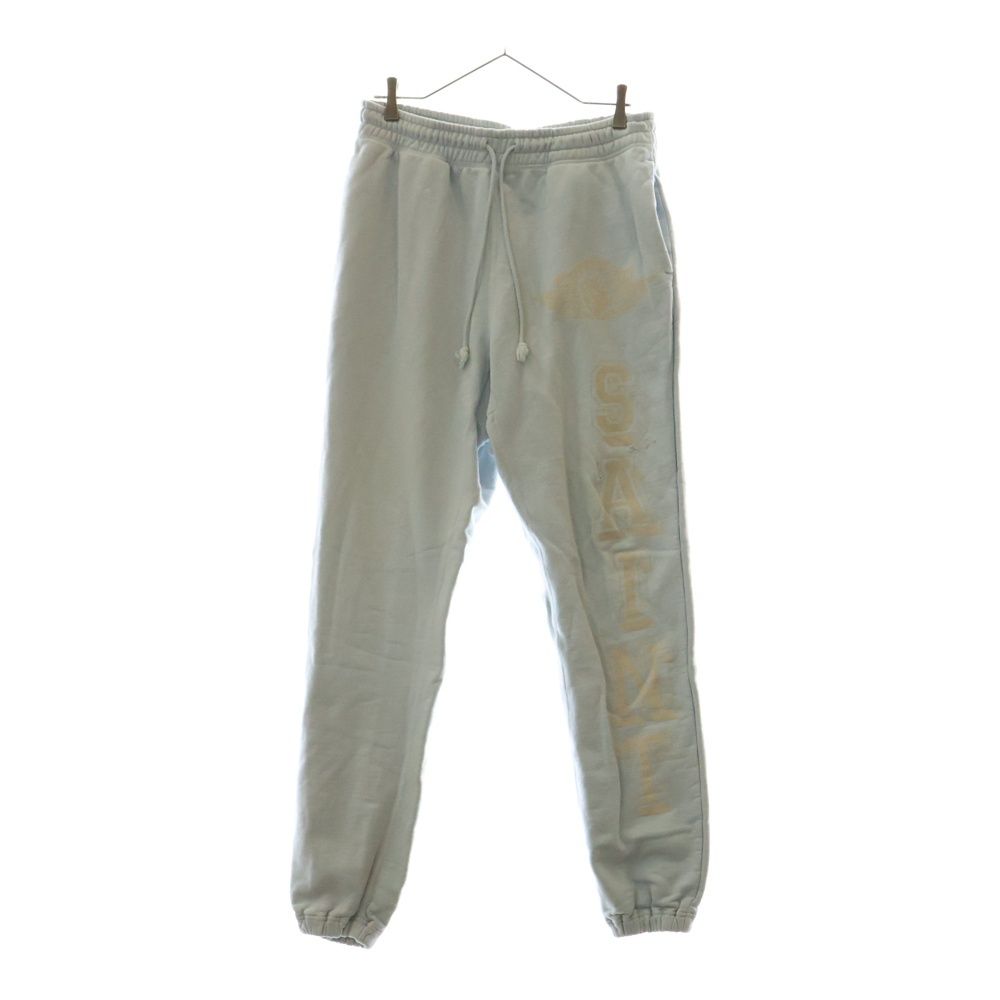 SAINT MICHAEL セントマイケル ANGEL SWEAT PANTS エンジェルプリントヴィンテージ加工スウェットパンツ ブルー