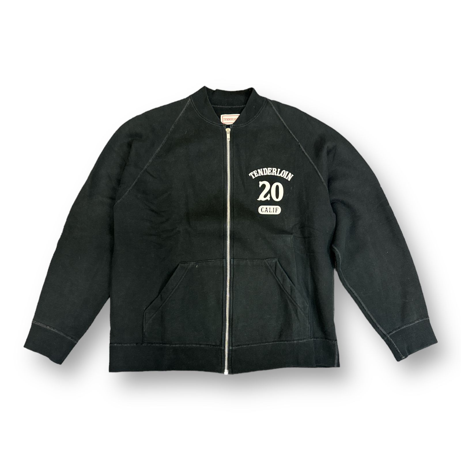 テンダーロイン ジップアップ スエット ブラック M 【公式通販】