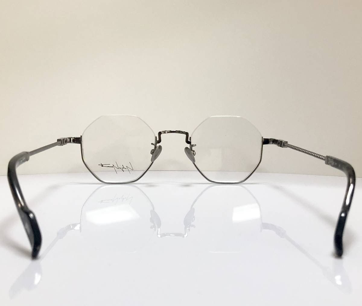 新品 Yohji Yamamoto ヨウジ ヤマモト 眼鏡 オクタゴン グリーン 