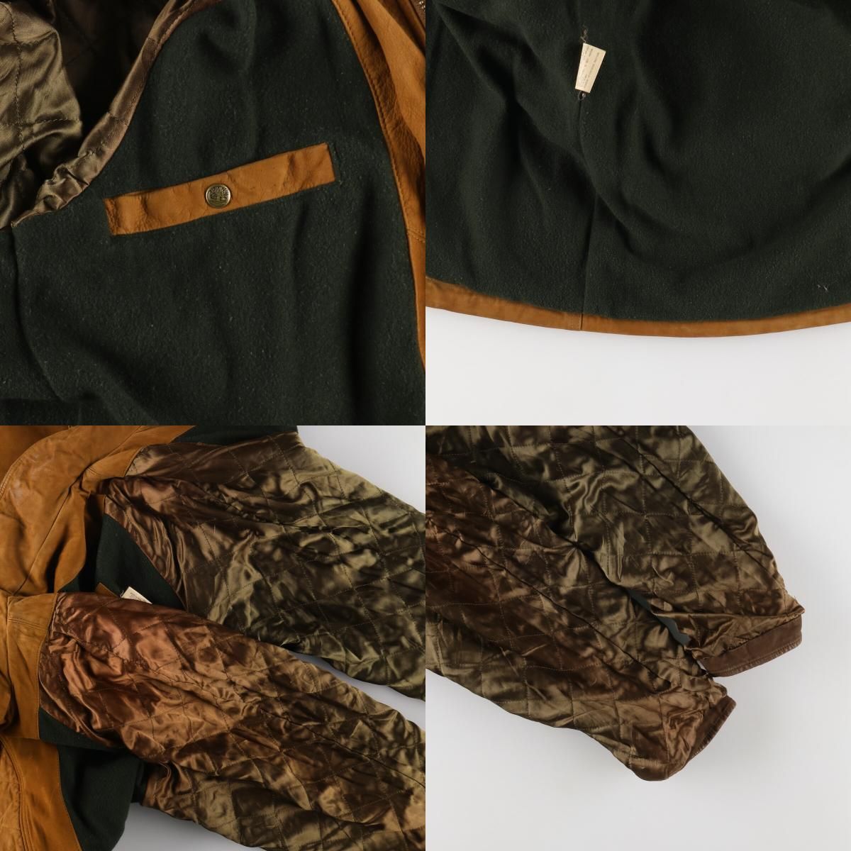 古着 ティンバーランド Timberland WEATHERGEAR レザージャケット