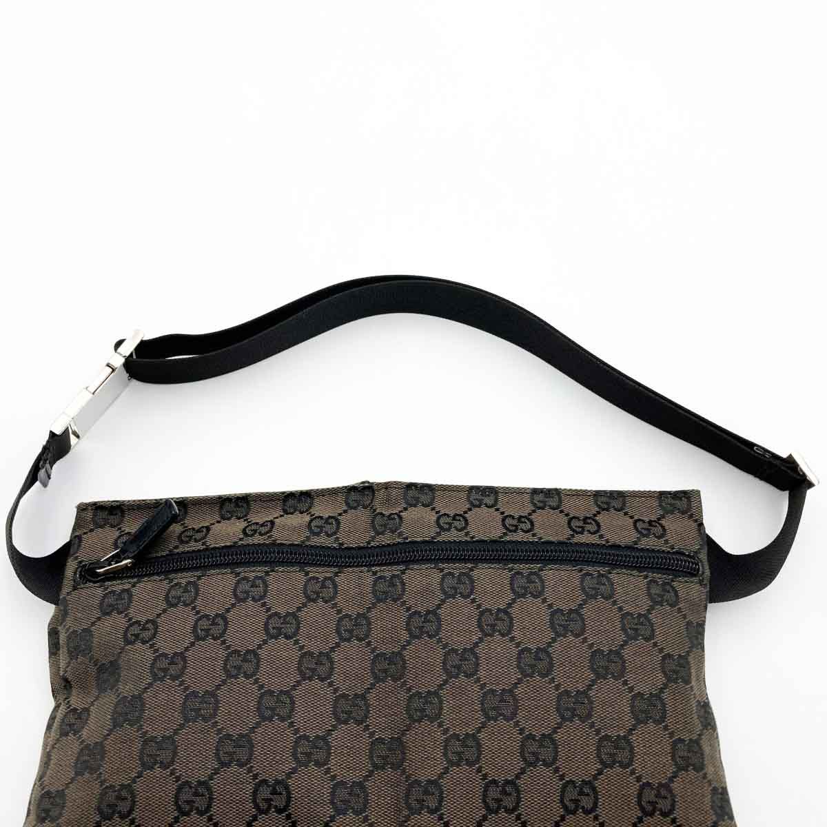 GUCCI グッチ GG柄 ウエストバッグ ボディバッグ ブラウン GG