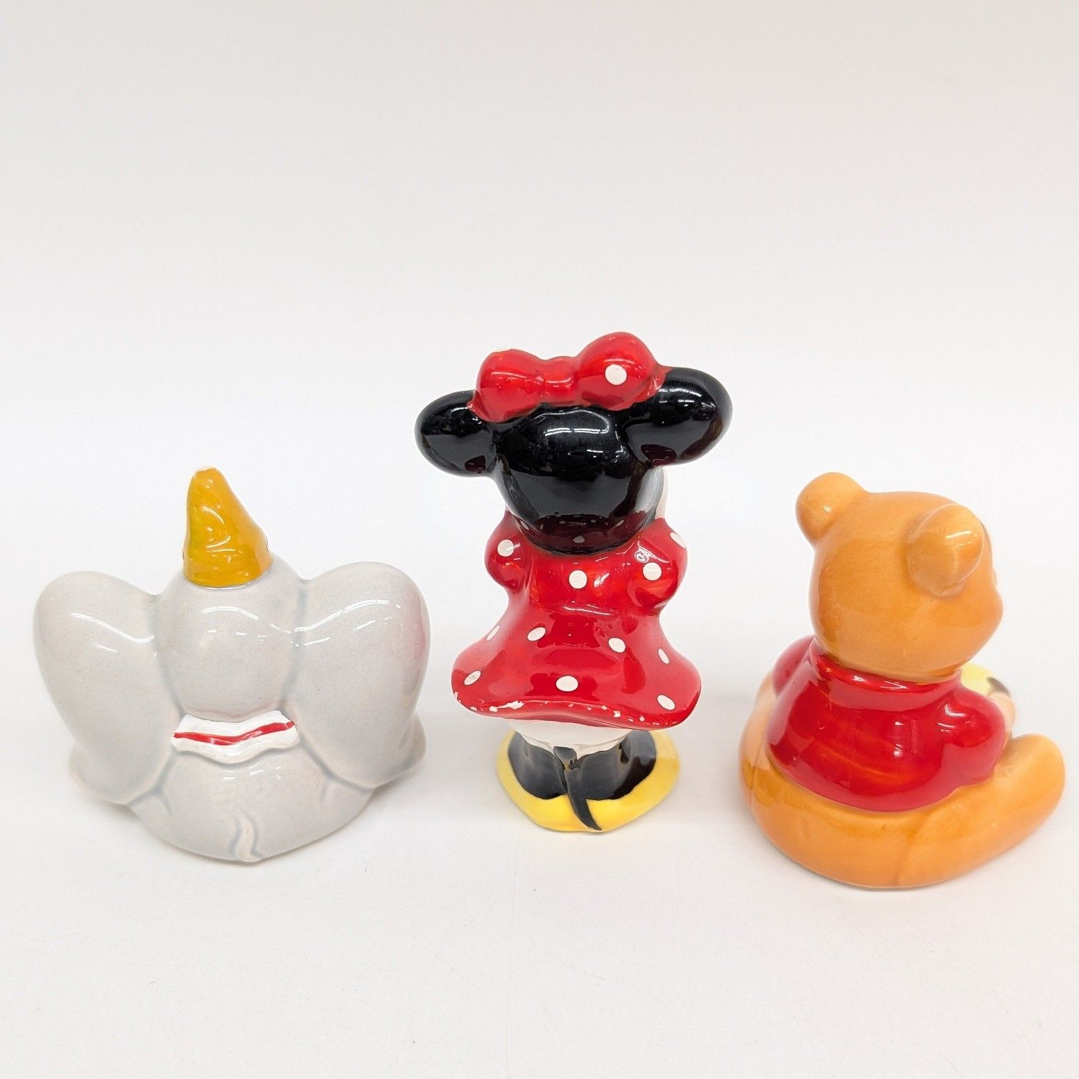 ミニー ダンボ プーさん ディズニー 陶器 置物 ヴィンテージ レトロ 