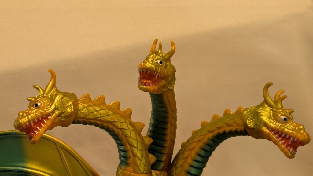 マーミット 世紀の大怪獣シリーズ 怪獣天国 キングギドラ オレンジ成型