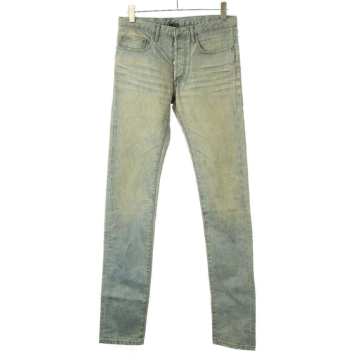 Dior HOMME ディオールオム 2004SS Strip アイスブルーデニムパンツ
