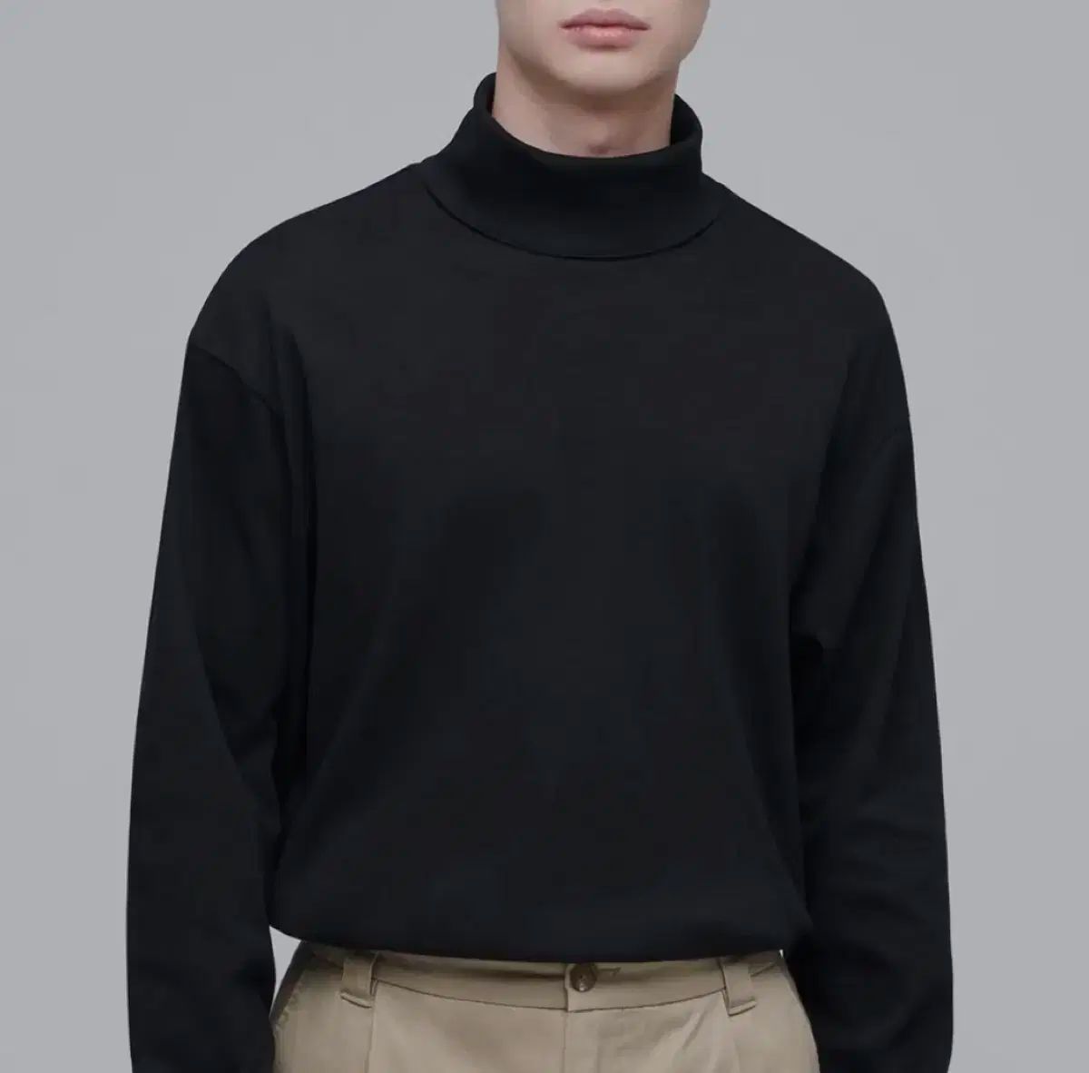 musinsa standard(ムシンサスタンダード) リラックスド タートルネック 長袖Tシャツ L