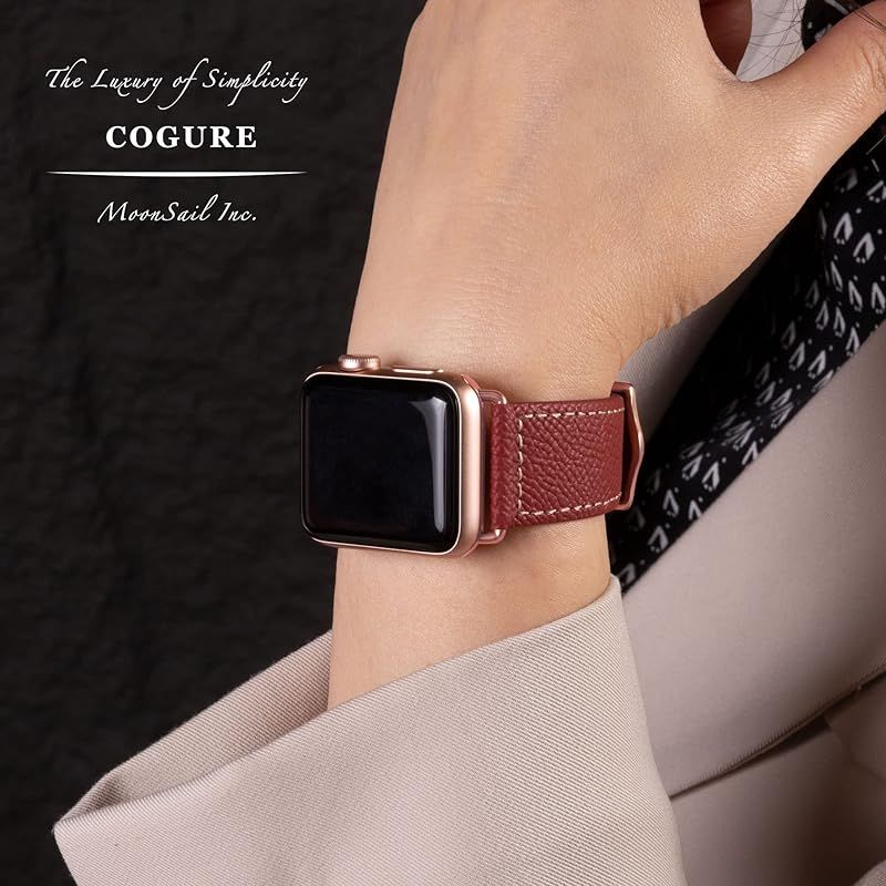 COGURE コグレ Apple Watch ヨーロピアンエンボスレザーバンド アップルウォッチ 本革バンド 38mm 40mm 41mm 42mm 44mm 45mm 49mm Ultra 8 7 6 5 4 3 2 1 SEに対応 コンパチブル WWW_USTAUSTRALIA_COM_AU