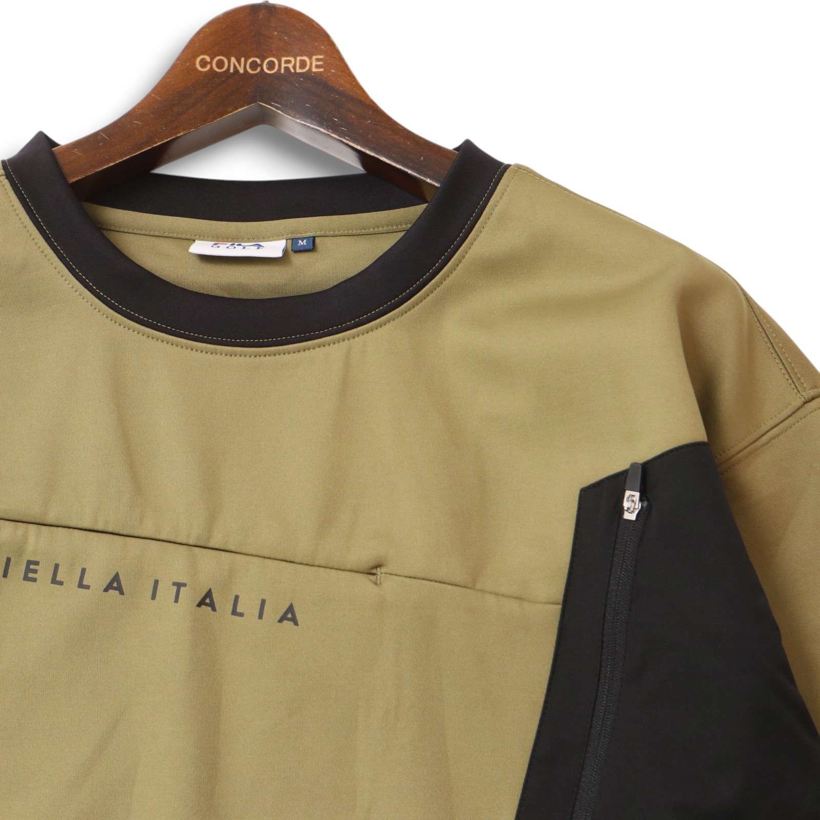 TFW49 MOCK NECK HALF ZIP L/S TEE L.GREY TFW49 ティーエフダブリュー