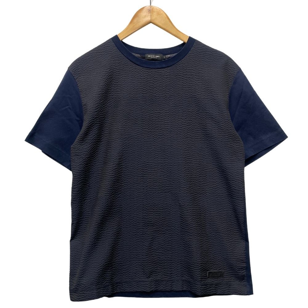 ブルーレーベルクレストブリッジ　長袖　カットソー　ブラック セール】 シャドーチェックハイネックニット （ニット・セーター