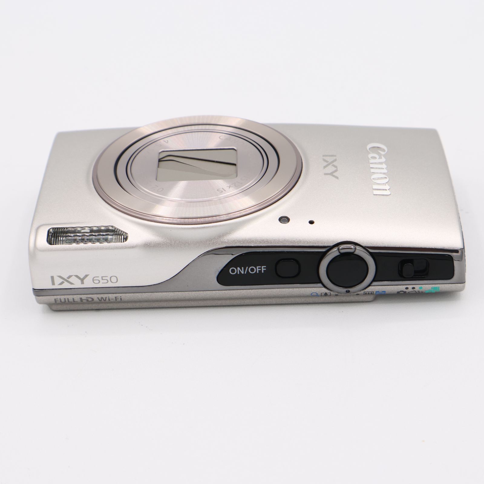 ほぼ新品】Canon コンパクトデジタルカメラ IXY 650 シルバー