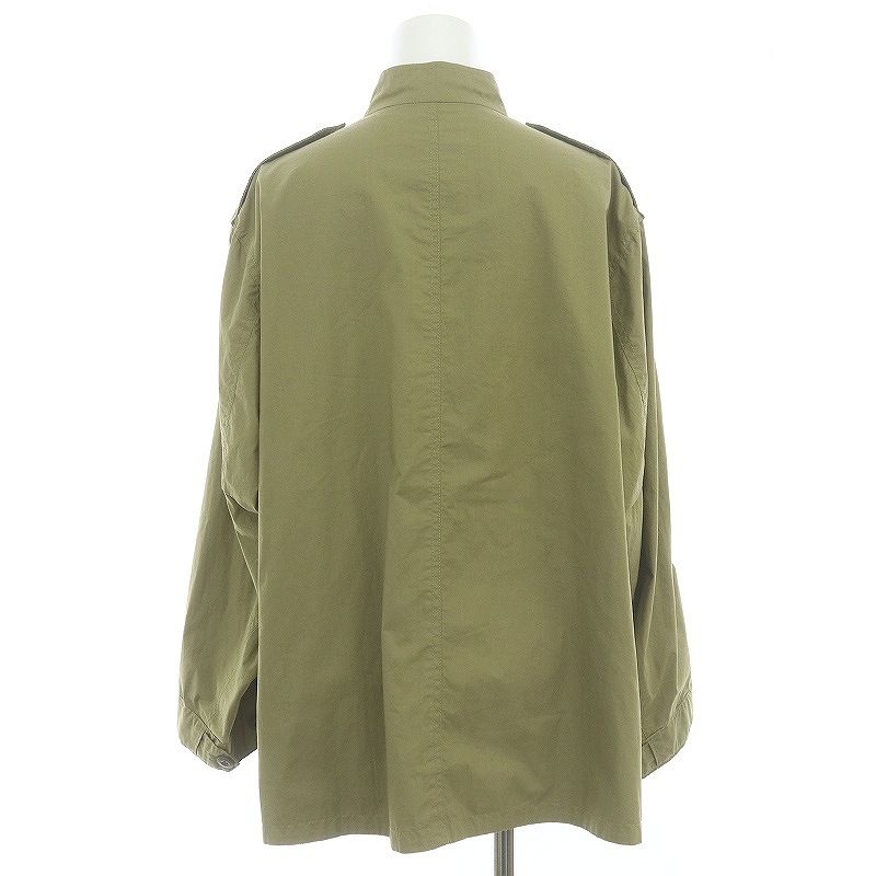 ドゥロワー Drawer ミリタリージャケット ジップアップ ハイネック