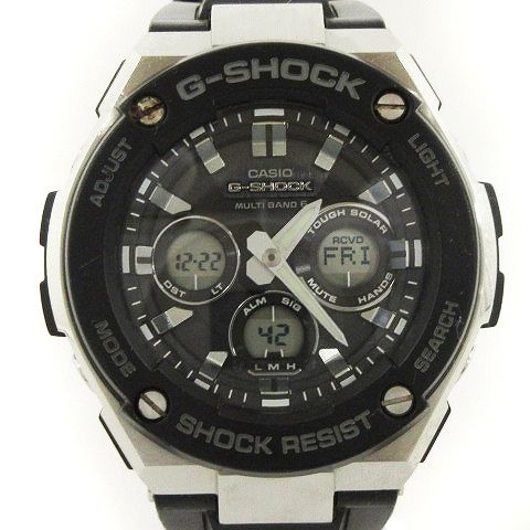 カシオジーショック CASIO G-SHOCK G-STEEL 腕時計 アナデジ 電波