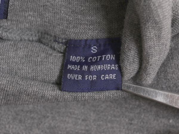 【お得なクーポン配布中!】 90s OLD GAP タートルネック 長袖 Tシャツ メンズ レディース S 90年代 オールド ギャップ ロンT ヘビーウエイト 長袖Tシャツ 無地 グレー