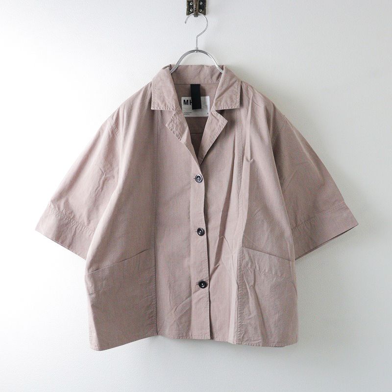 2025SS エムエイチエル マーガレットハウエル MHL NATURAL COTTON CHAMBRAY シャンブレーオープン シャツ 2 2400014084290