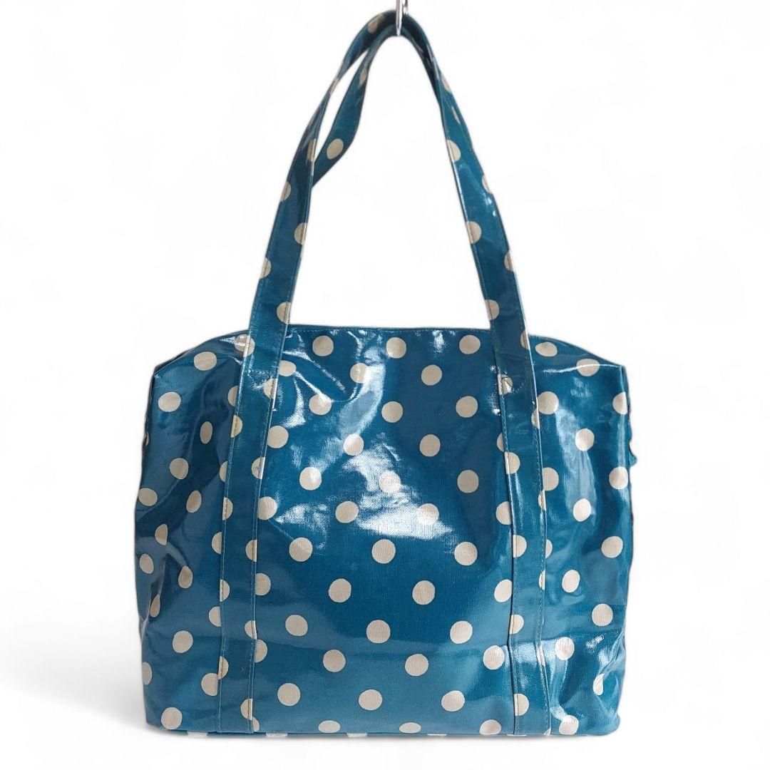 新品未使用Cath Kidston 水玉 トートバッグ 2way A4OK 美品 キャスキッドソン トートバッグ 水玉 撥水 ドット A4 大