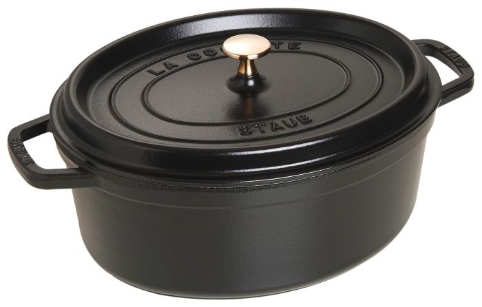3営業日で発送 STAUB ストウブ ストウブ ピコ ココット オーバル３３㎝ 黒 ４０５０９－３２２ RST3508