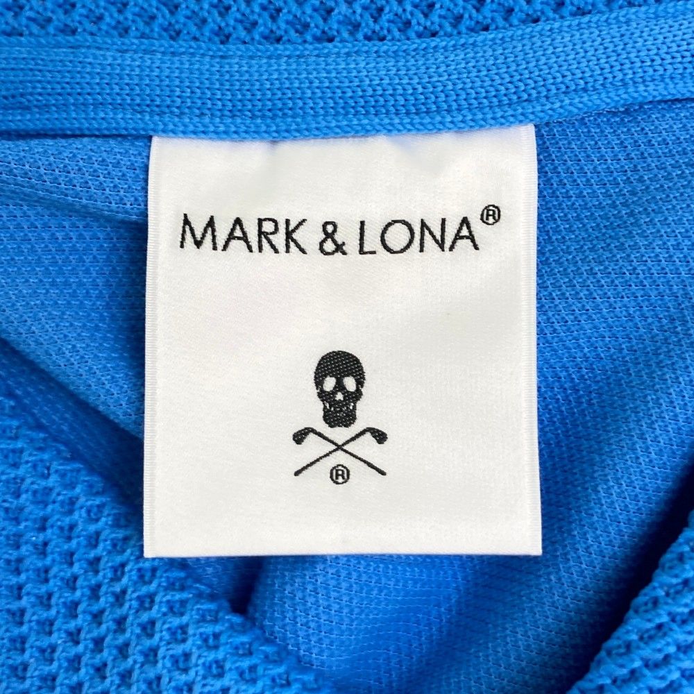 サイズ：46 MARK&LONA マークアンドロナ 半袖ポロシャツ ブルー系