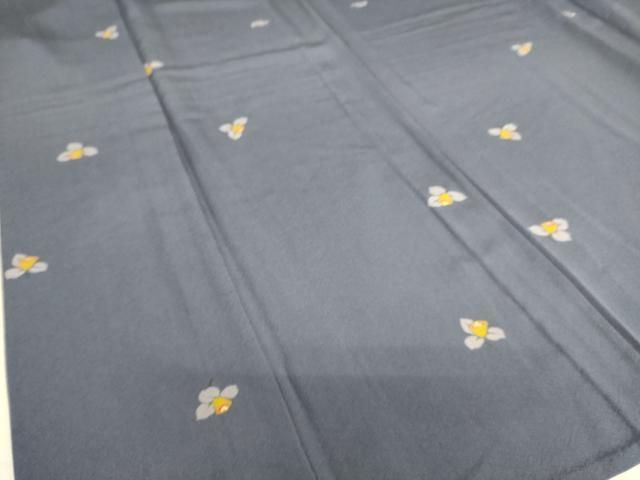 平和屋着物▽上質な小紋　単衣　舞花文　金彩　正絹　逸品　DAAS0493az 平和屋着物▽上質な小紋 単衣 舞花文 金彩 正絹 逸品 DAAS0493az