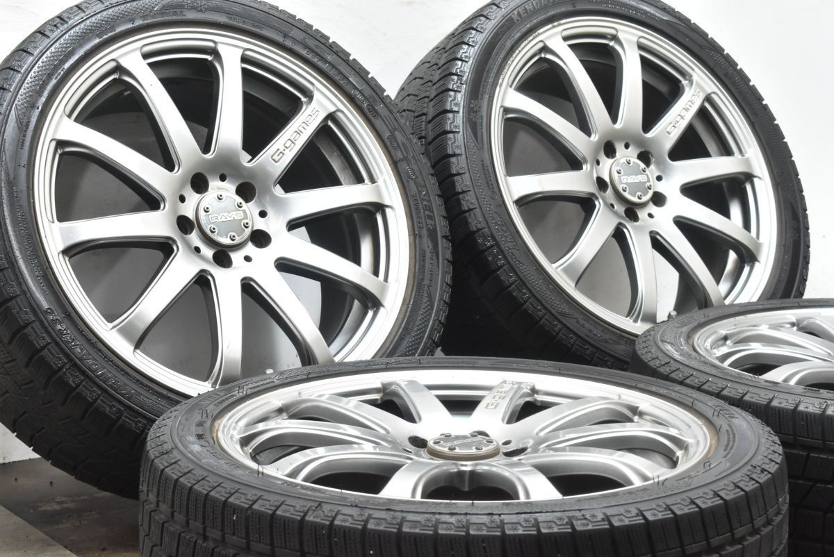 RAYS G-GAMES 77S 17in 7JJ 48 PCD100 KENDA KR36 アイステック NEO 215 45R17 レクサス CT200h プリウス 86 インプレッサ BRZ