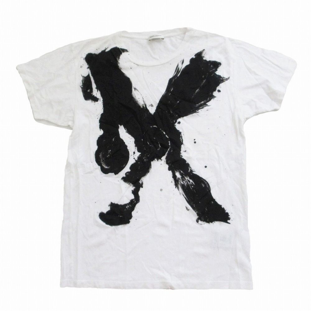 SAINT LAURENT PARIS MR.X Tシャツ Sサイズ SAINT LAURENT PARIS サンローランパリ Mr X TEE プリント Tシャツ