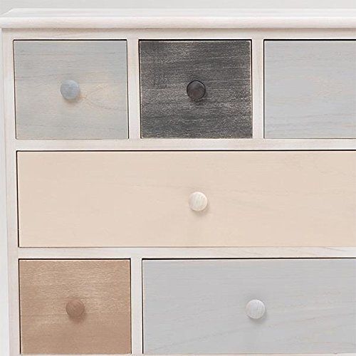 MCH-8304AW アンティークホワイト チェスト 萩原 Hagihara