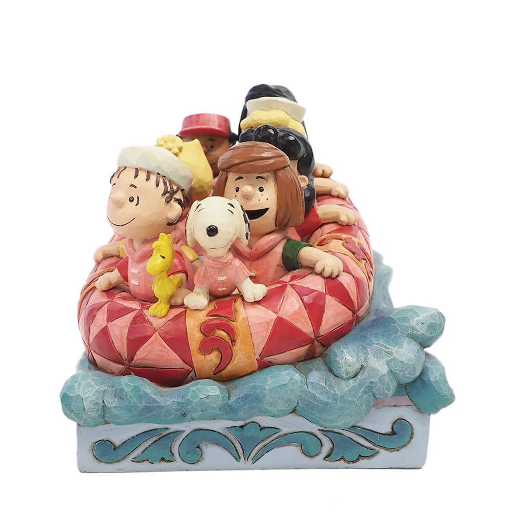 ジムショア　スヌーピー　ピーナッツ　フィギュア　彫刻　ラフティング ジムショア Jim Shore ピーナッツ Peanuts フィギュア 人形