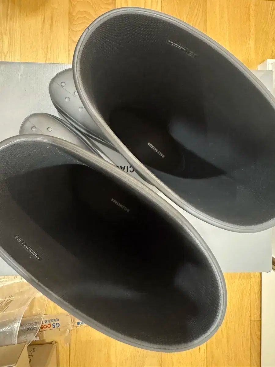 BALENCIAGA(バレンシアガ) crocs(クロックス) グレー レインブーツ 43