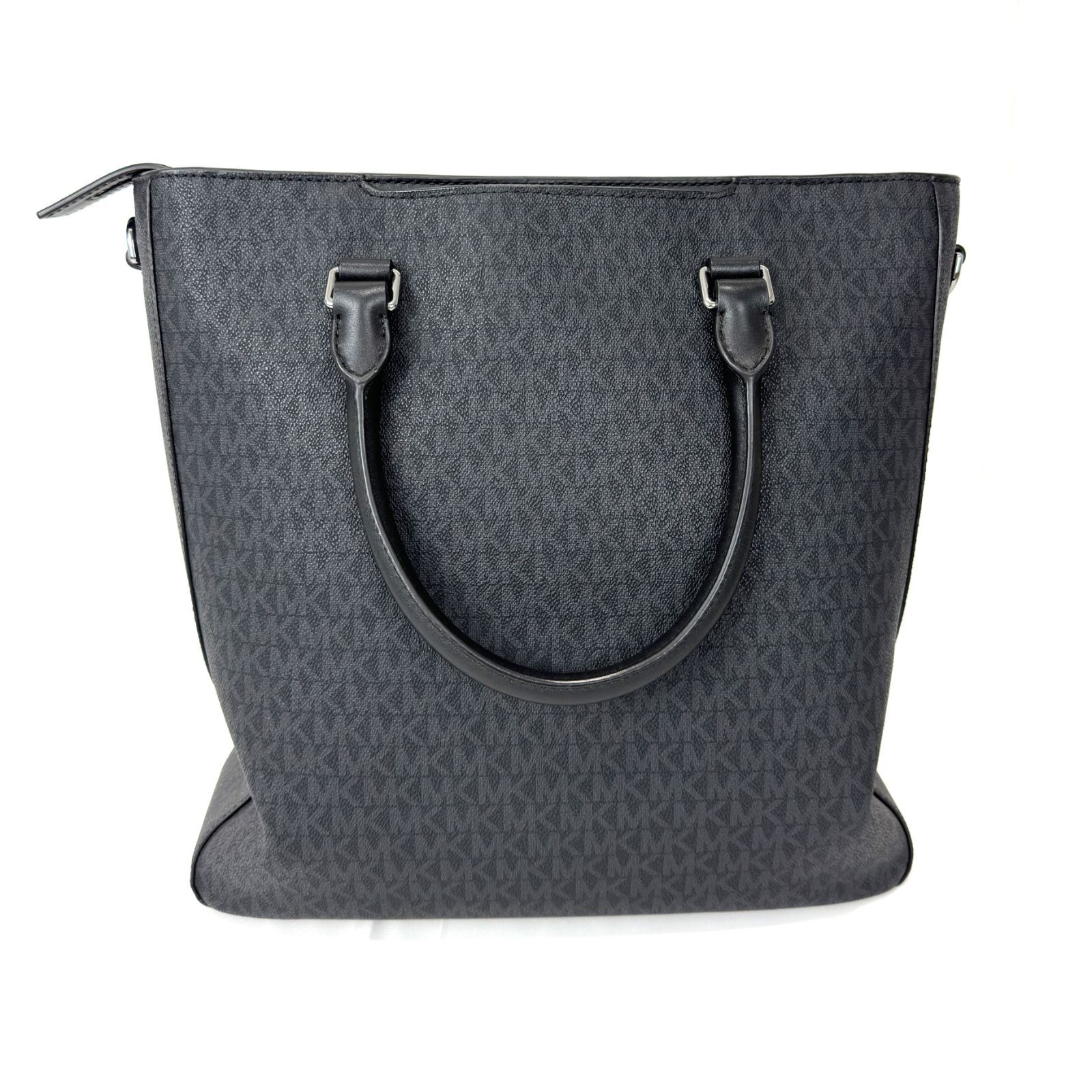 MICHAEL KORS マイケルコース COOPER ビジネスバッグ ブラック ショルダーバッグ トートバッグ 2WAY 総柄 メンズ レディース ユニセックス 新古品 -SS 9356