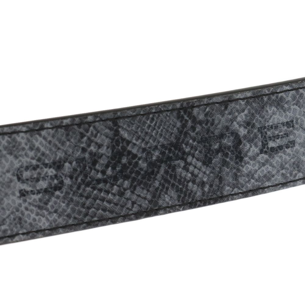 SUPREME (シュプリーム) 21SS×NIKE Snakeskin Belt スネークスキン ベルト ブラック/ホワイト