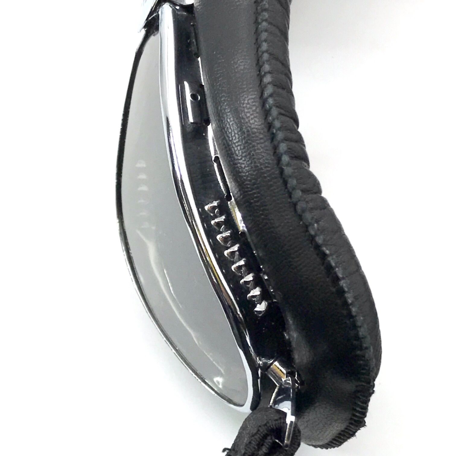 美品 nannini ナンニーニ バイクゴーグル イタリア製 レザー MADE IN