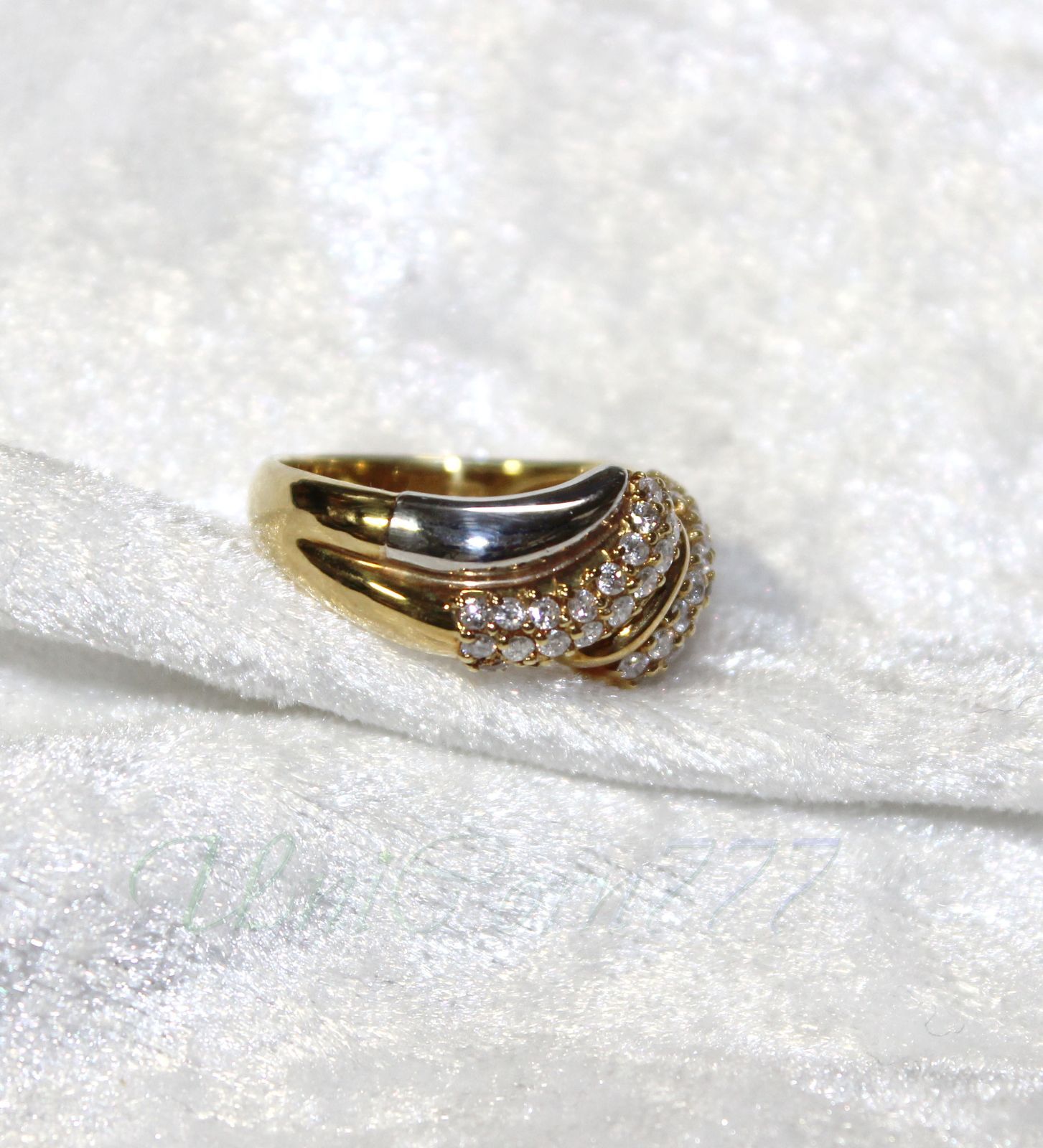 鑑別付天然ダイヤモンドリング TypeB 0.53ct Pt900/18金 (刻印) - メルカリ 