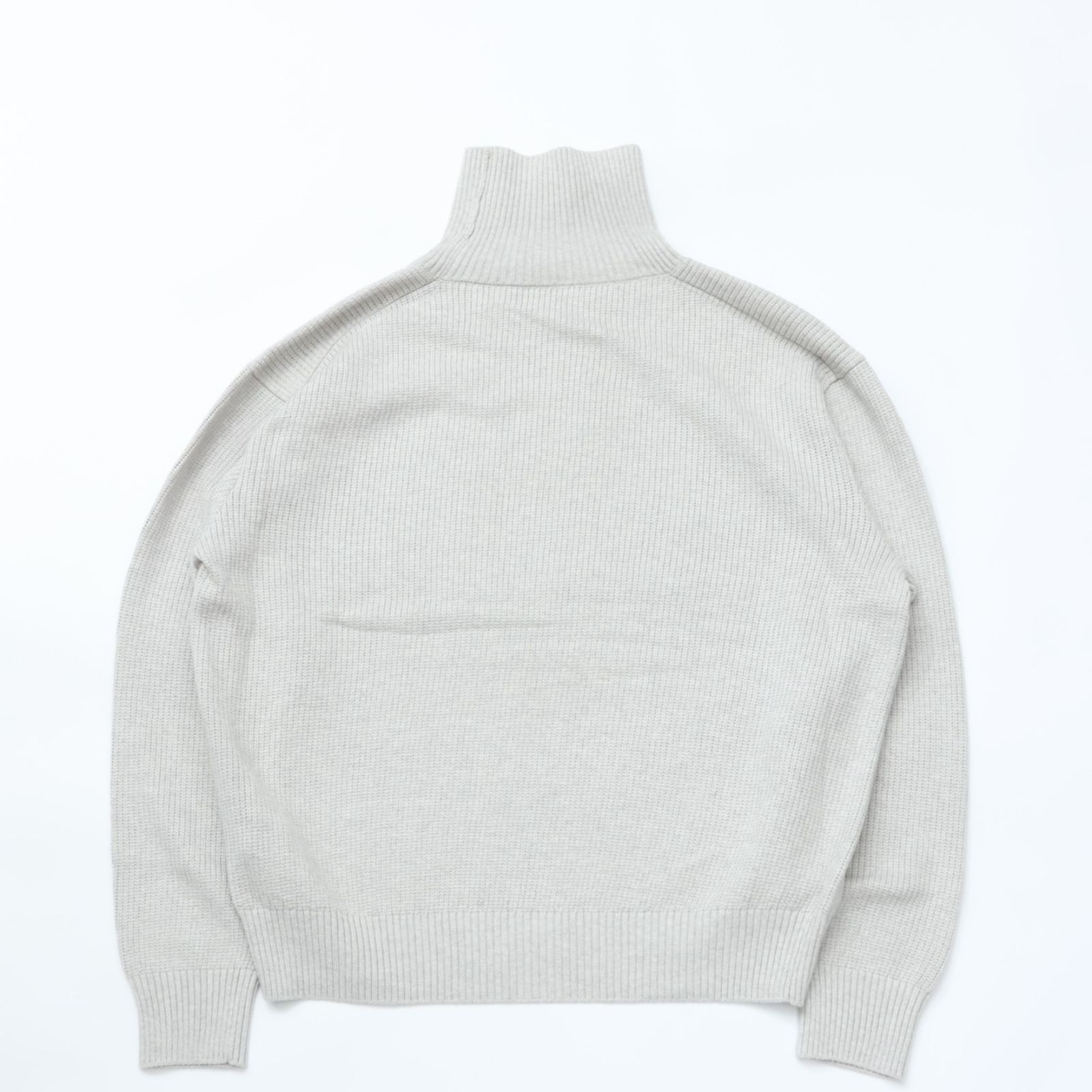 crepuscule クレプスキュール Cotton Cashmere Turtle Neck L.GRAY 