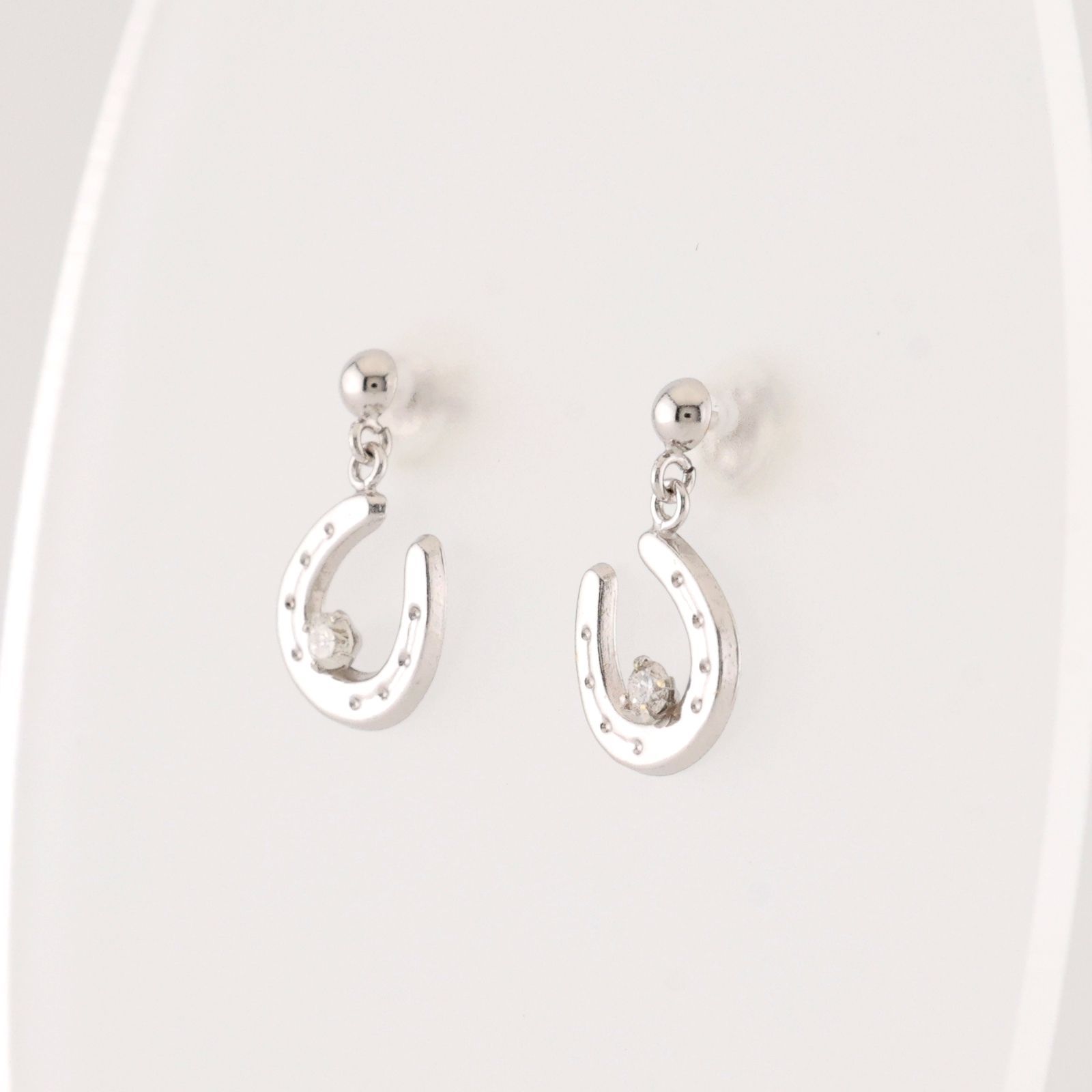 参考定価28,750円！》 K18WG ホワイトゴールド ダイヤモンド 0.06ct 