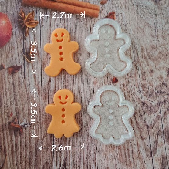 クッキー型】ミニ ジンジャーマン - メルカリ