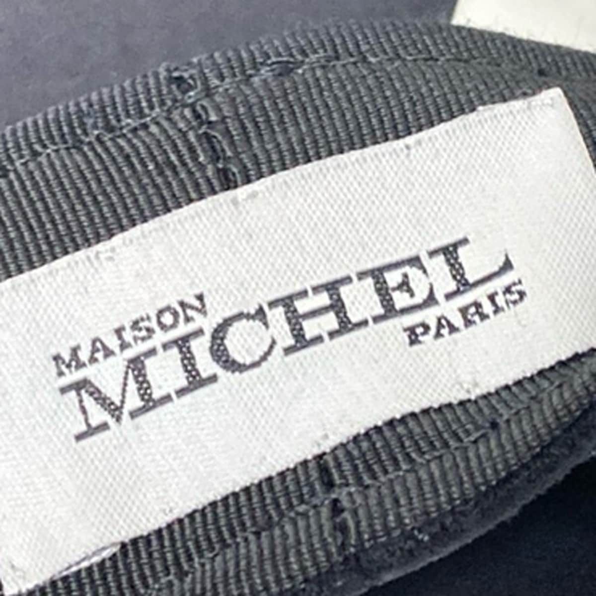 美品　メゾンミッシェル　ツイードキャスケット　ハンチング帽　M　チェック　水色 美品 メゾンミッシェル ツイードキャスケット ハンチング帽 M