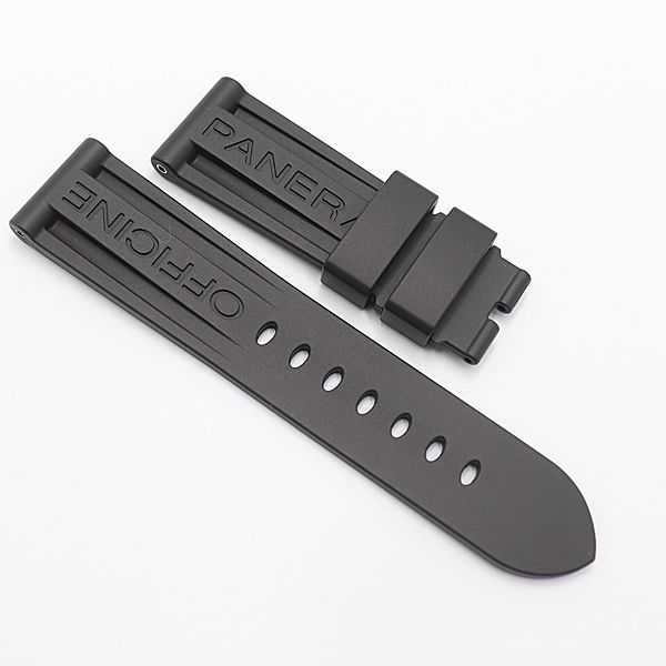 美品 オフィチーネパネライ 純正ベルト ブラックカラー 23mm用 メンズ 