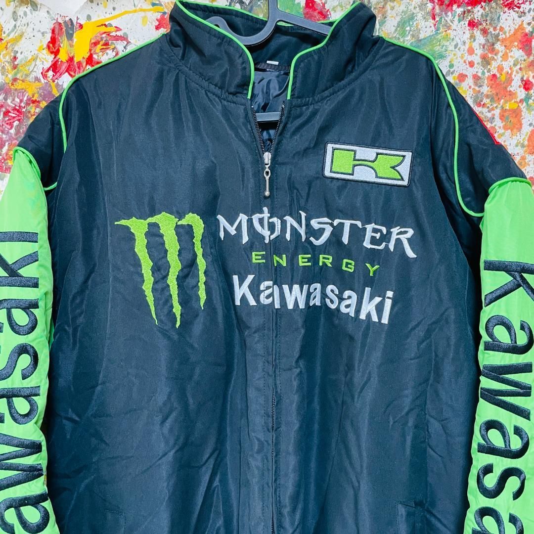 モンスター ブルゾン アウター ジャケット 新品 お洒落 非公式 緑 グリーン モンスター ブルゾン アウター ジャケット 新品 お洒落 非公式 緑